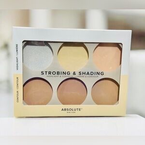 Absolute New York Makeup / Highlight & Contour Set - Light To Medium